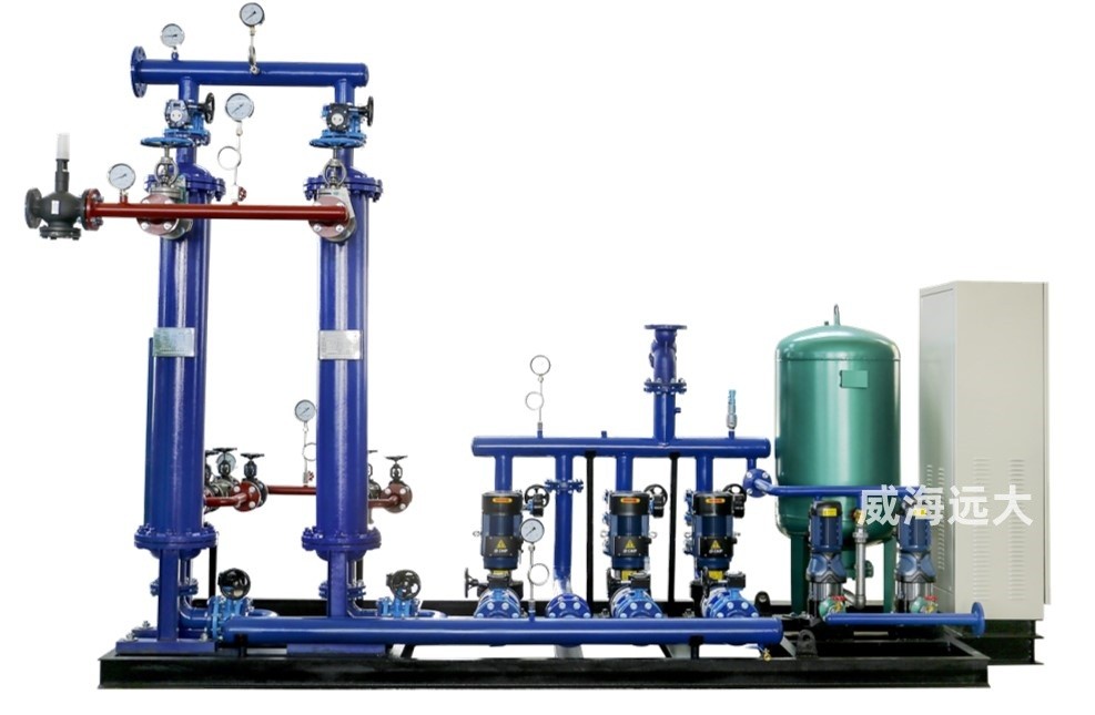 湖南殼管換熱機組+補水系統